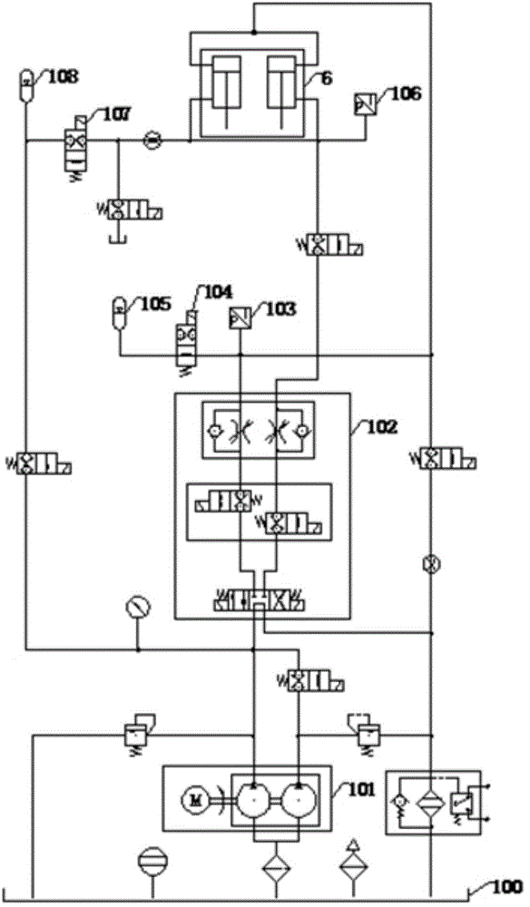 Extrusion device for dry type granulator