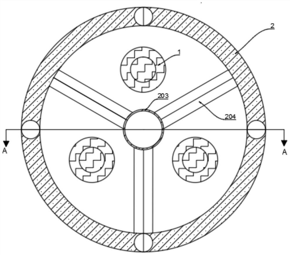 Gas sensor working device and working method thereof