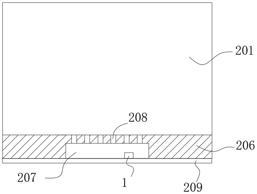 Gas sensor working device and working method thereof