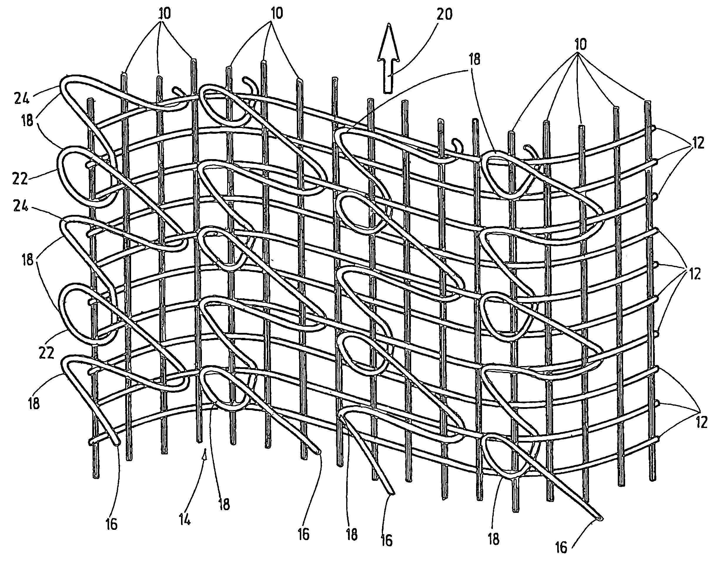 Planar adhesive closure piece