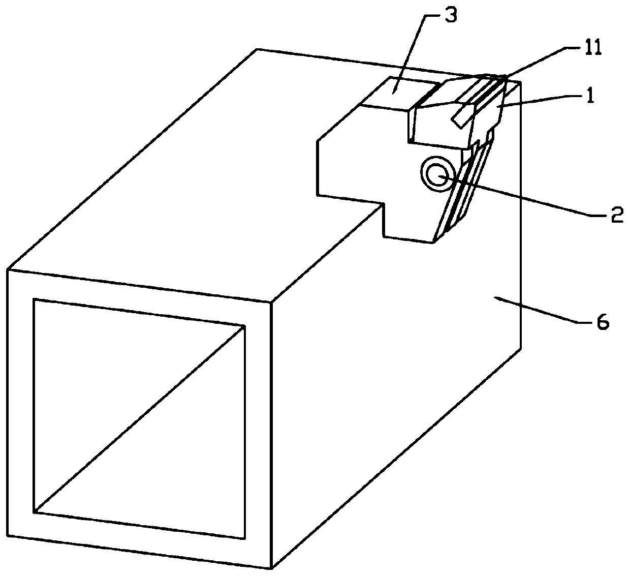 Shield tunneling machine cutter with cushion device