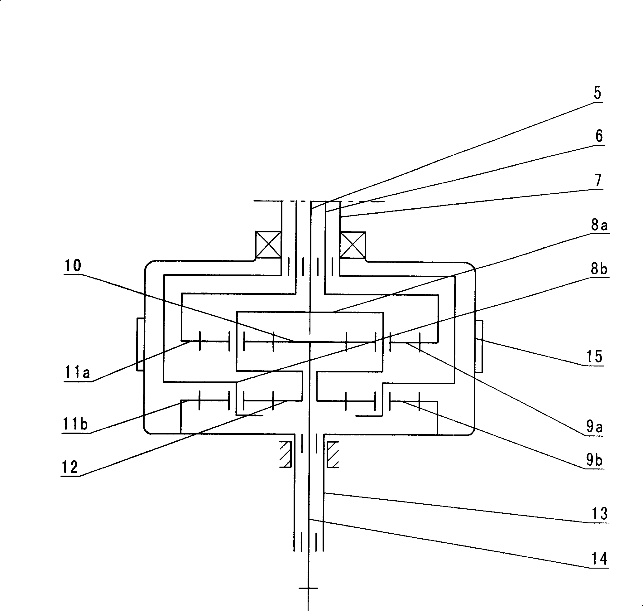 Washing machine deceleration clutch, washing machine and washing mode thereof