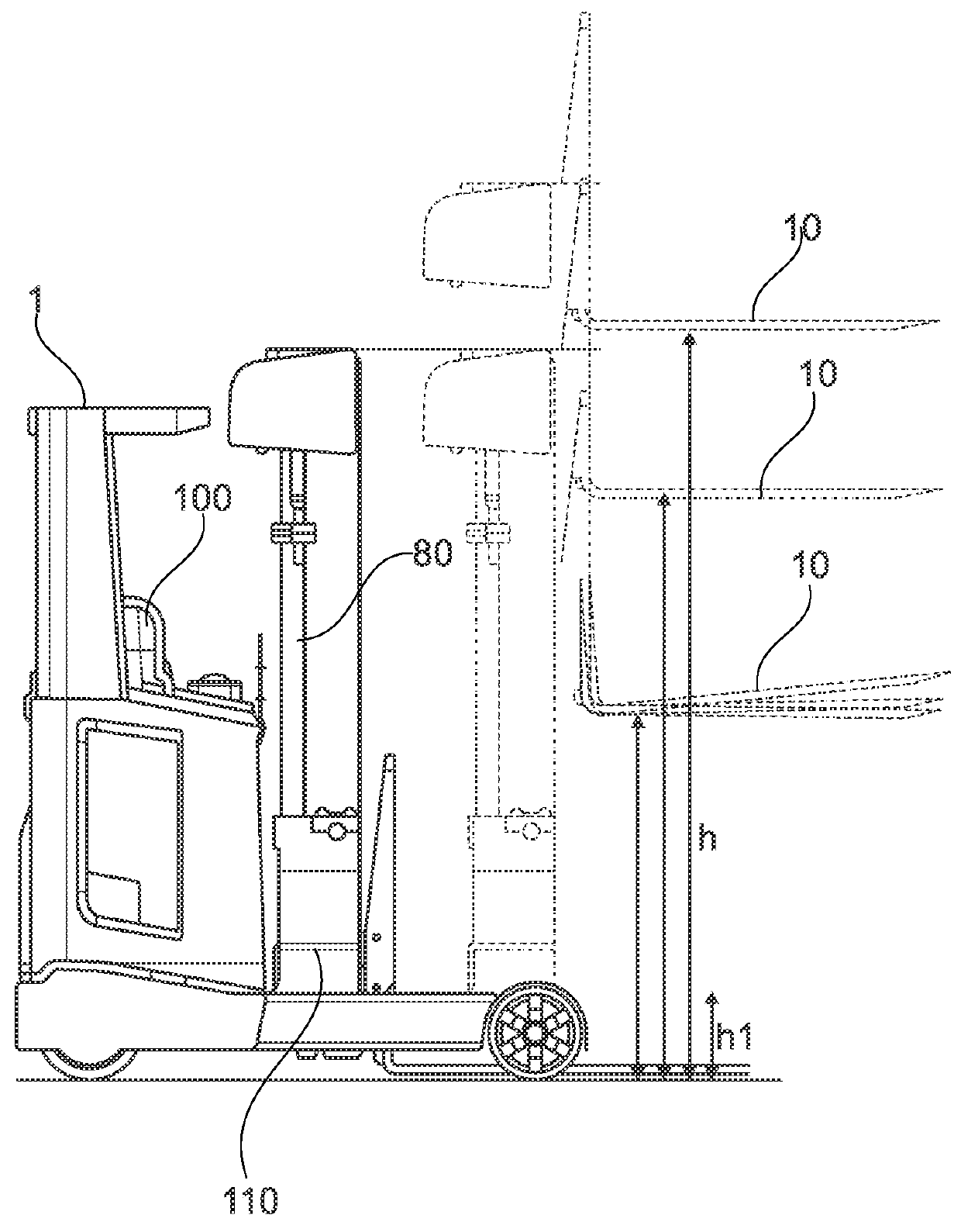 Reach truck