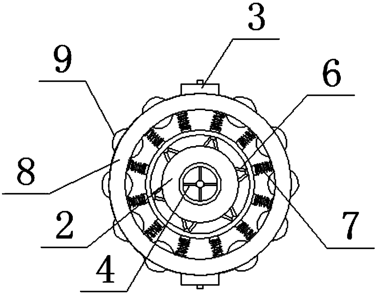 Collision-proof fire hydrant