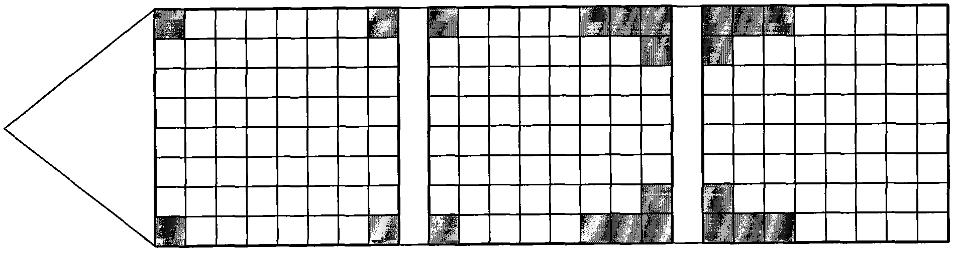 Binary intelligent structure control device of satellite flexible vibration