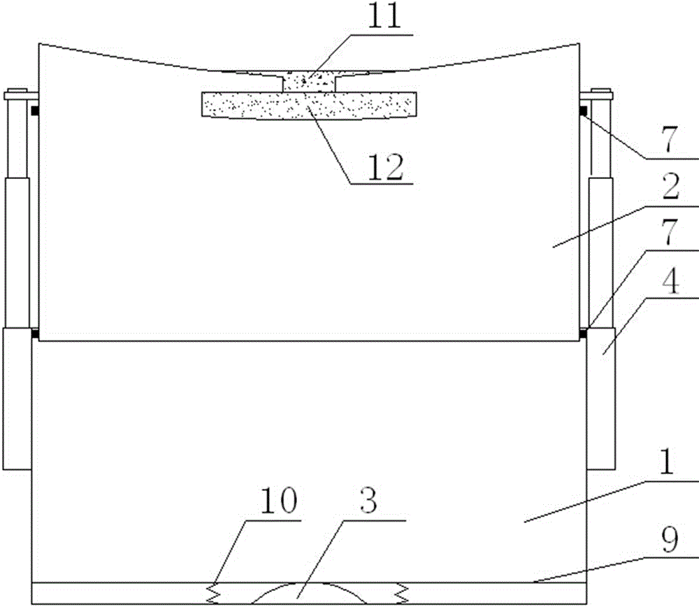 Intelligent retractable water tank collecting rainwater conveniently and having front end filtering function