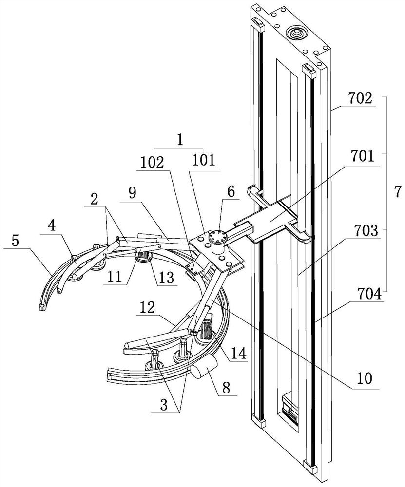 A tree in-situ packing device