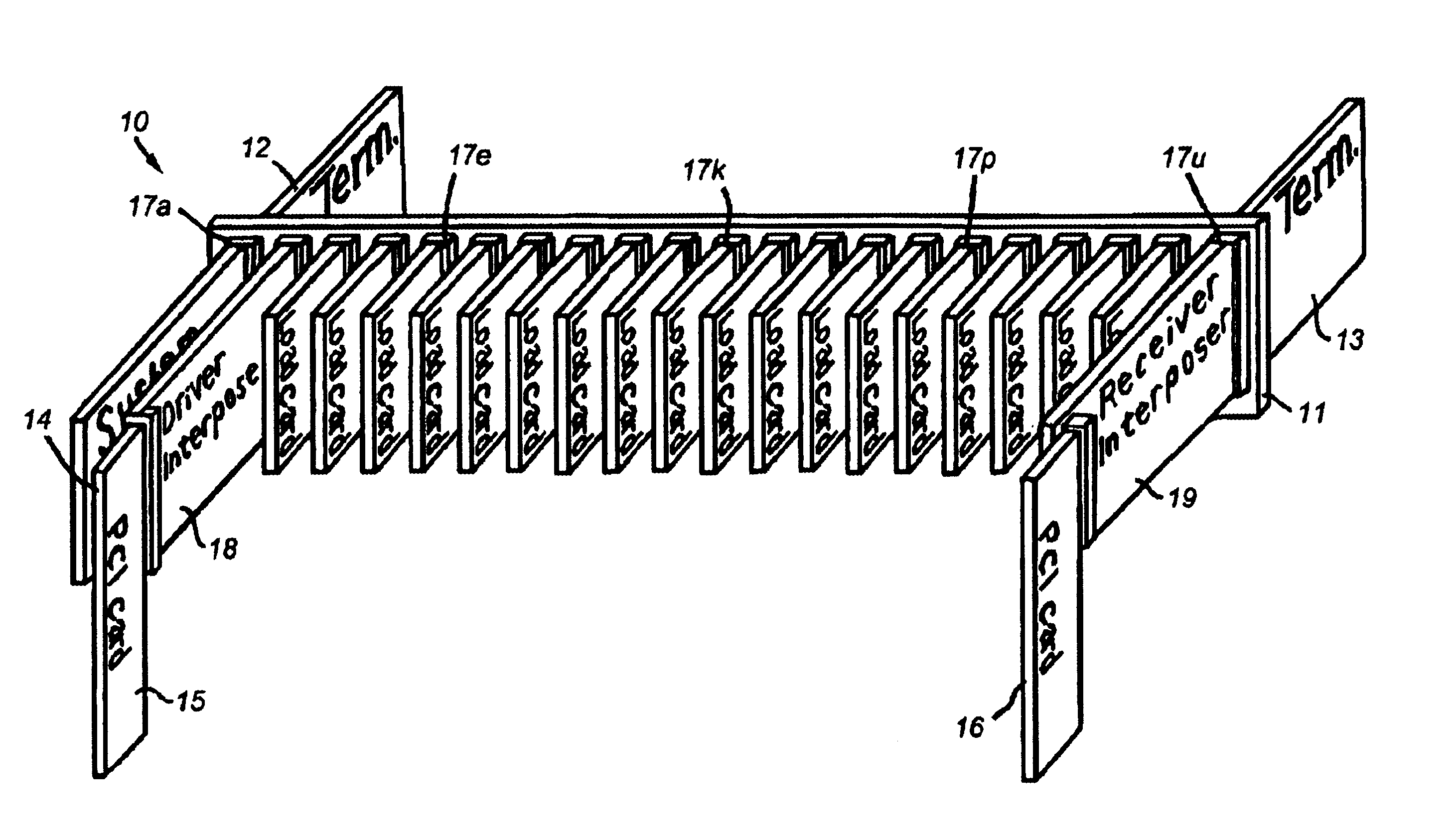 Backplane system using incident waveform switching