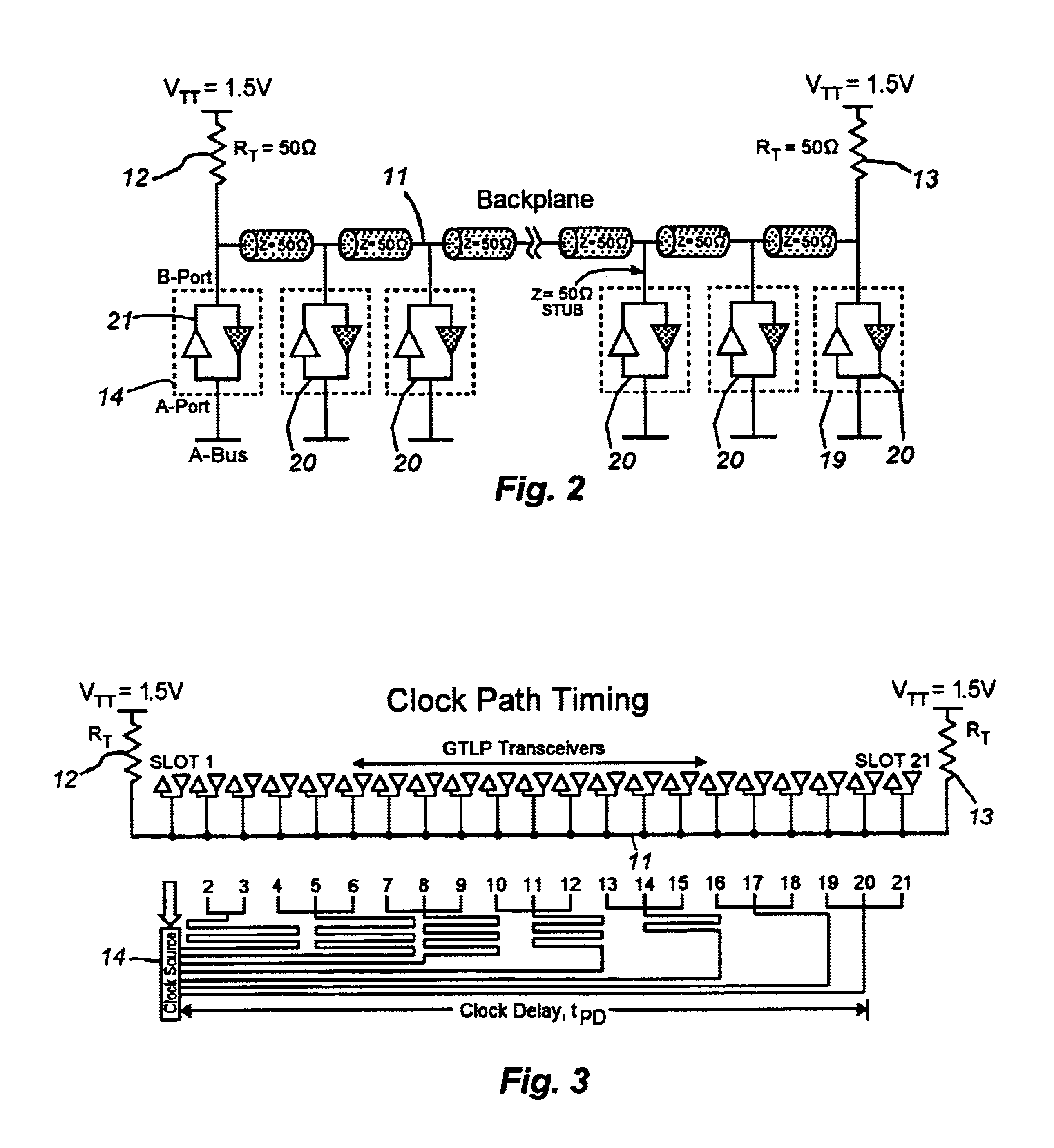 Backplane system using incident waveform switching