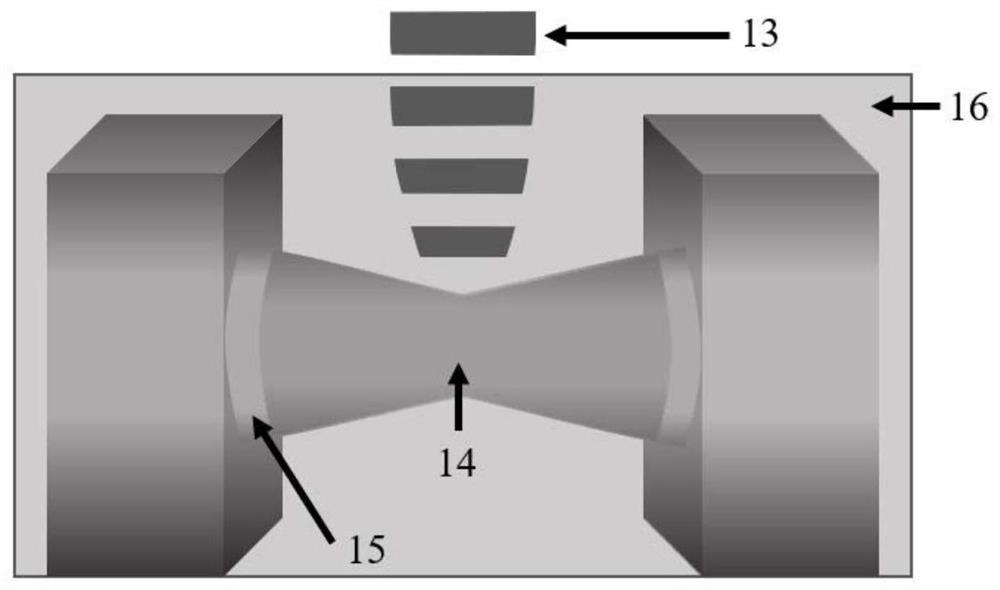 Method and system for amorphizing metal material by adopting ultrafast pulse laser