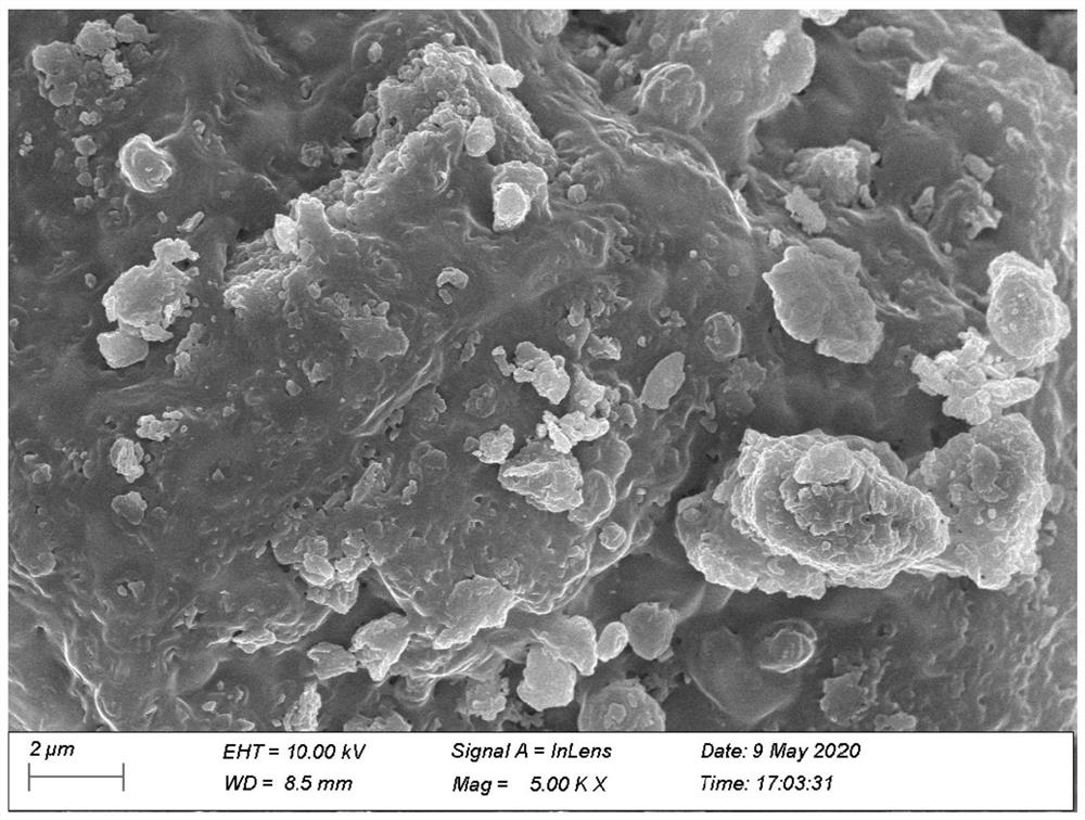 Bentonite/sulfur composite material as well as preparation method and application thereof