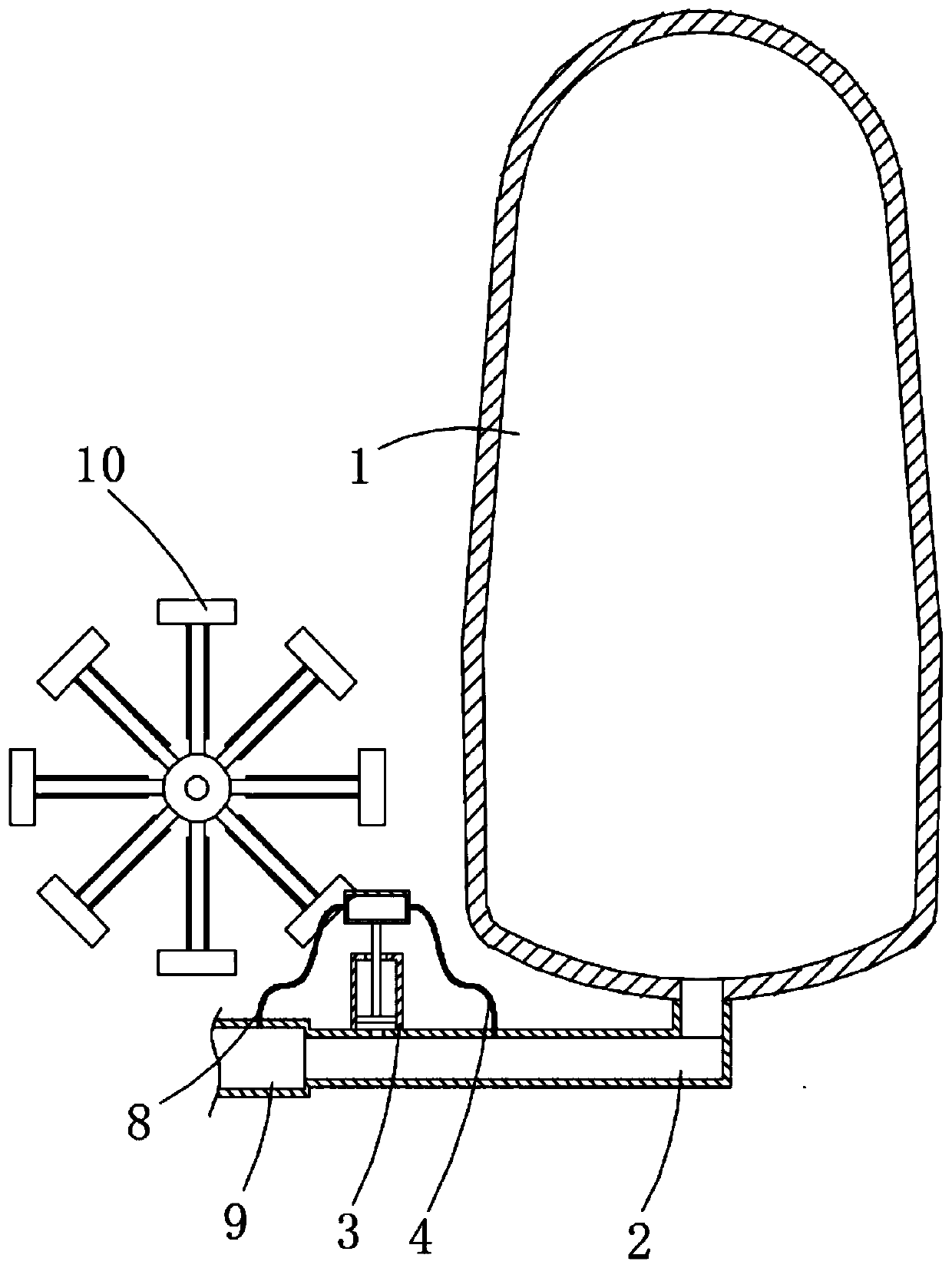 Steam boiler with pressure blowdown thorough-cleaning function