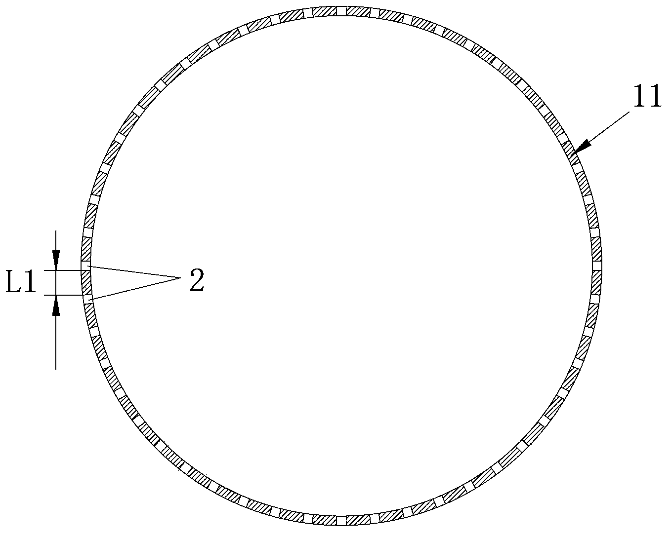 Crucible used for preparing monocrystalline silicon by czochralski method