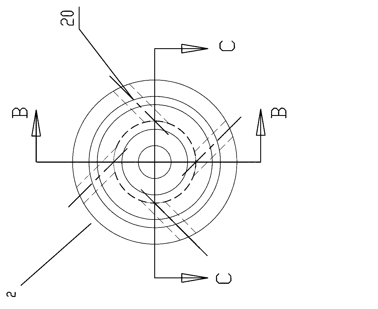 Rotary flow pickling method and device for removing contaminations in near-wellbore area of oil and gas well