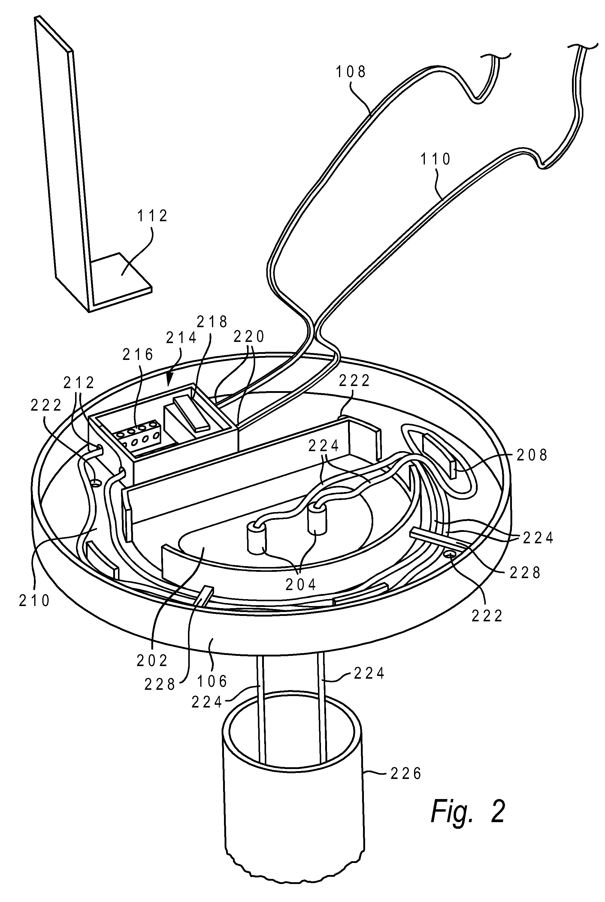 Break away base for electrical device