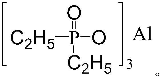 A high heat and high shear resistant, highly flame-retardant, halogen-free flame-retardant compound system and its application