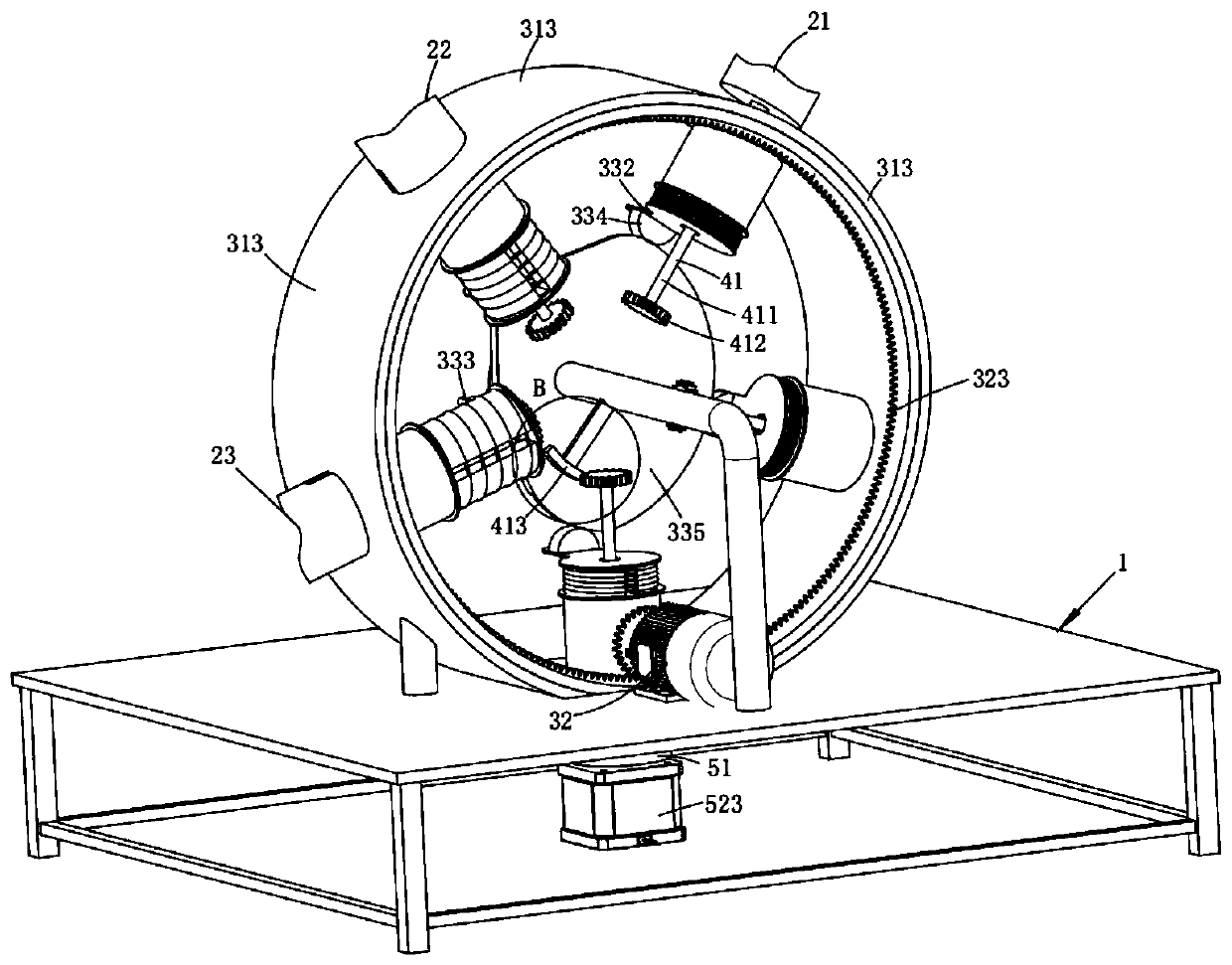 Modified furan resin production equipment and modified furan resin production method