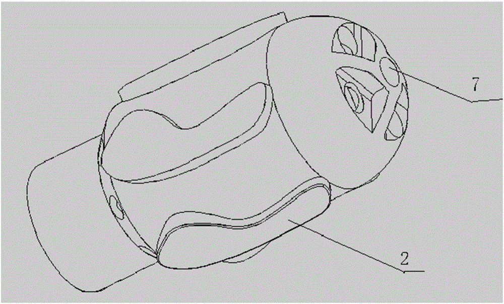 Self-feeding type composite rock breaking high-pressure sprayer for radial horizontal well