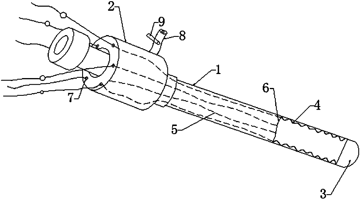 Device capable of preventing samples from remaining in body for laparoscopic surgery