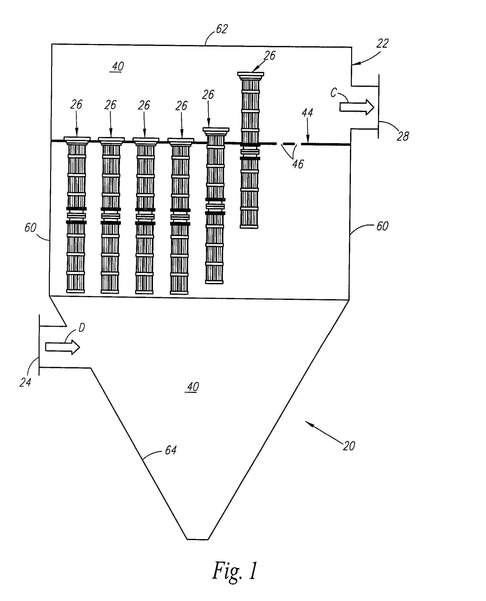 Twist and lock connection for pleated filter element with flange-to-flange locking means