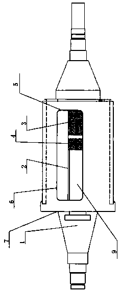 Bonding protection tool and protection pasting method for rotor magnetic steel of permanent magnet motor