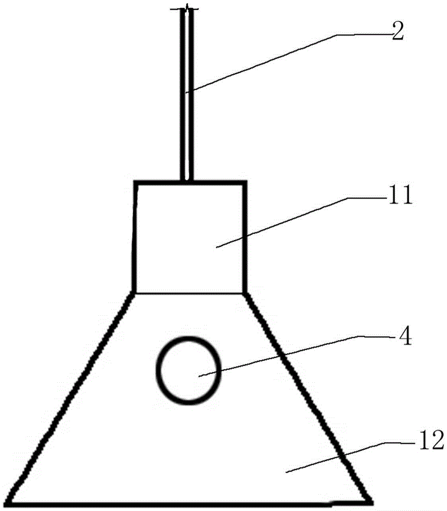 A device for measuring the equivalent wall thickness of scaffolding steel pipes and its measuring method