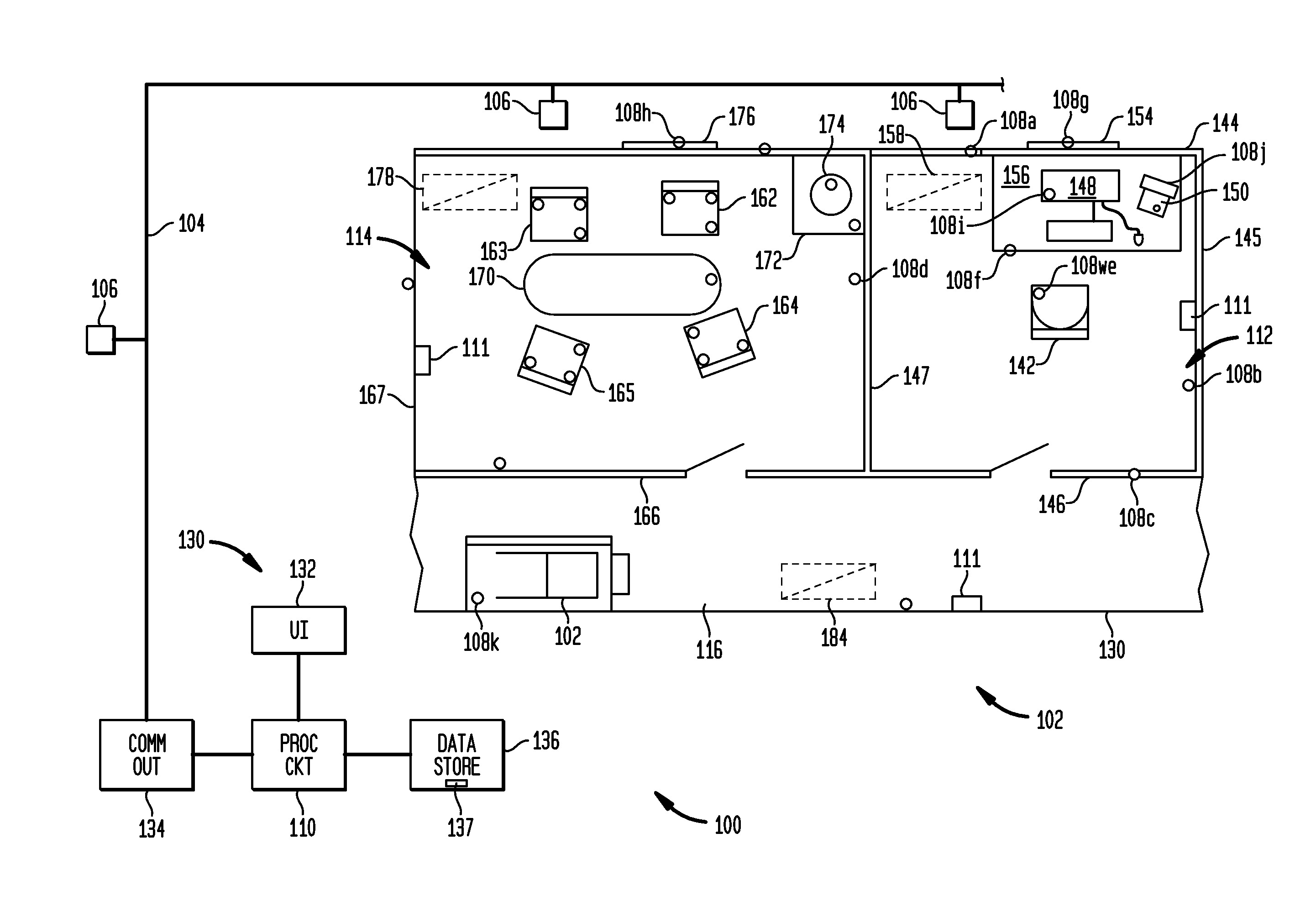 Passive and Active Wireless Building Management System and Method