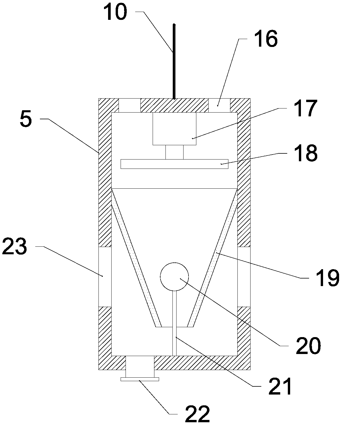 Multi-cavity anti-sinking solar mosquito trapping device on water