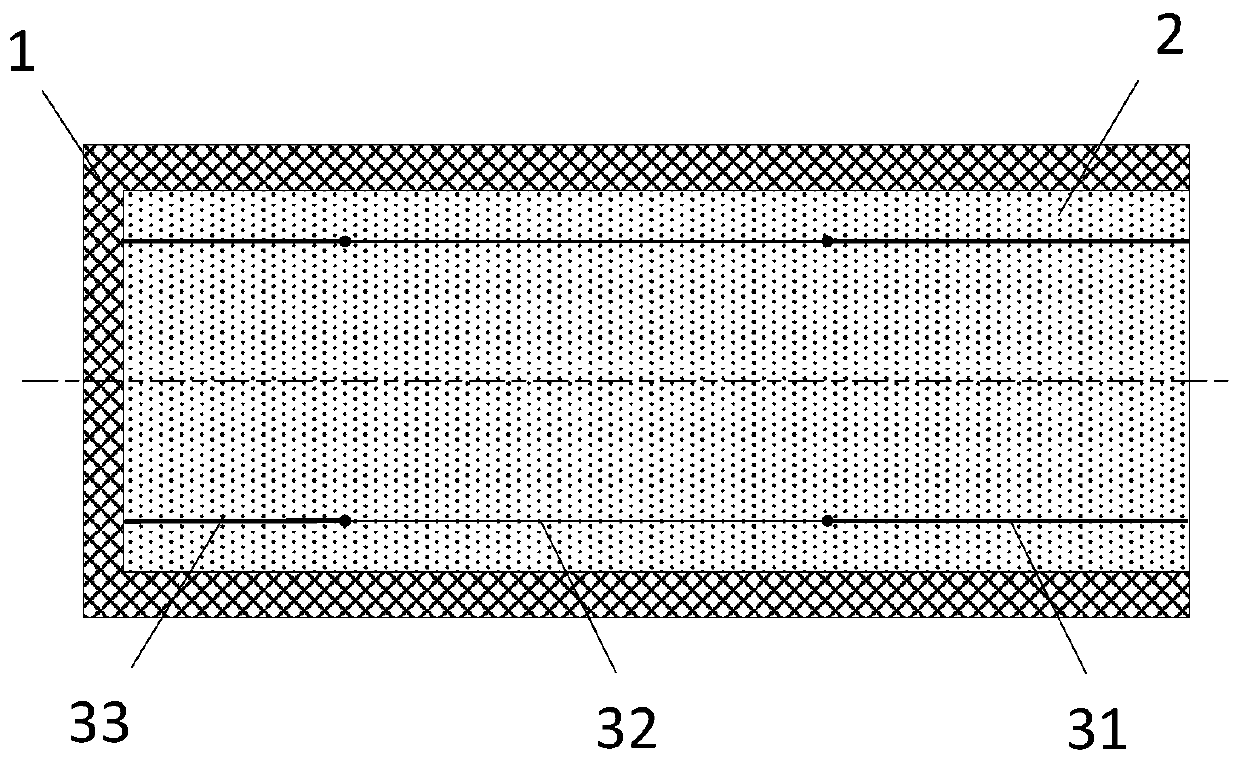 An embedded composite metal wire end-burning charge