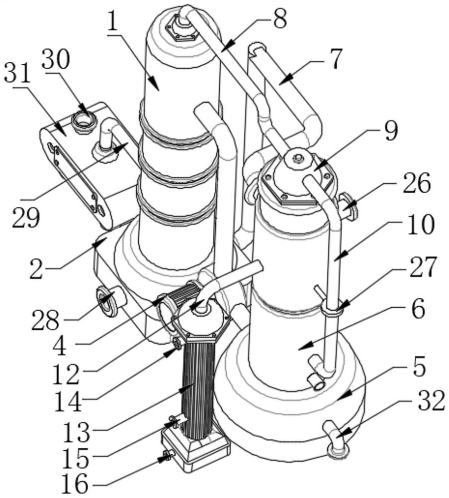 Efficient rectification device and method for high-purity nicotine