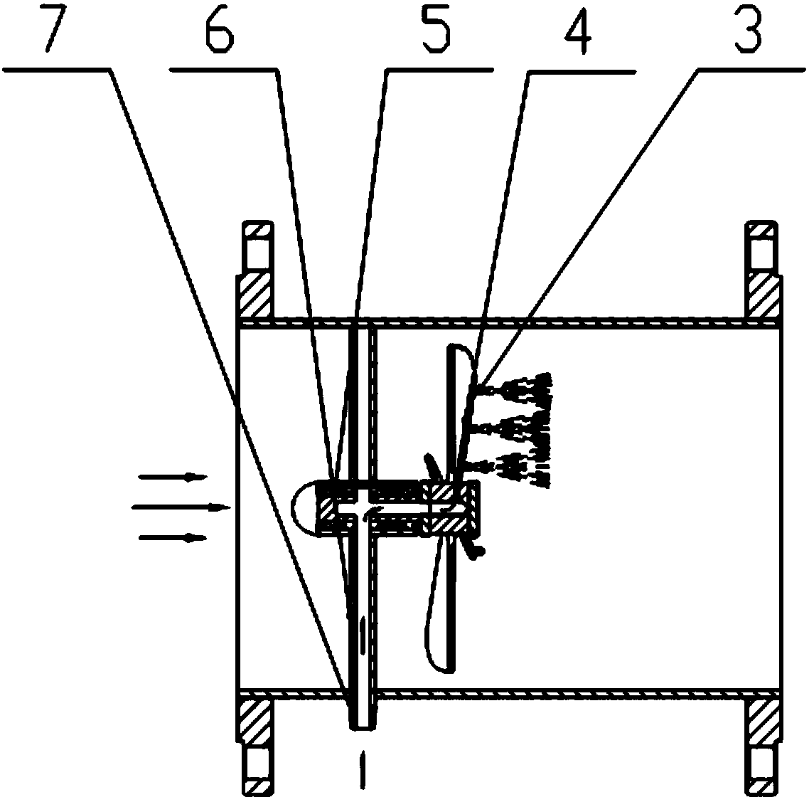 Rotary jet mixer of SCR (Selective Catalytic Reduction) system