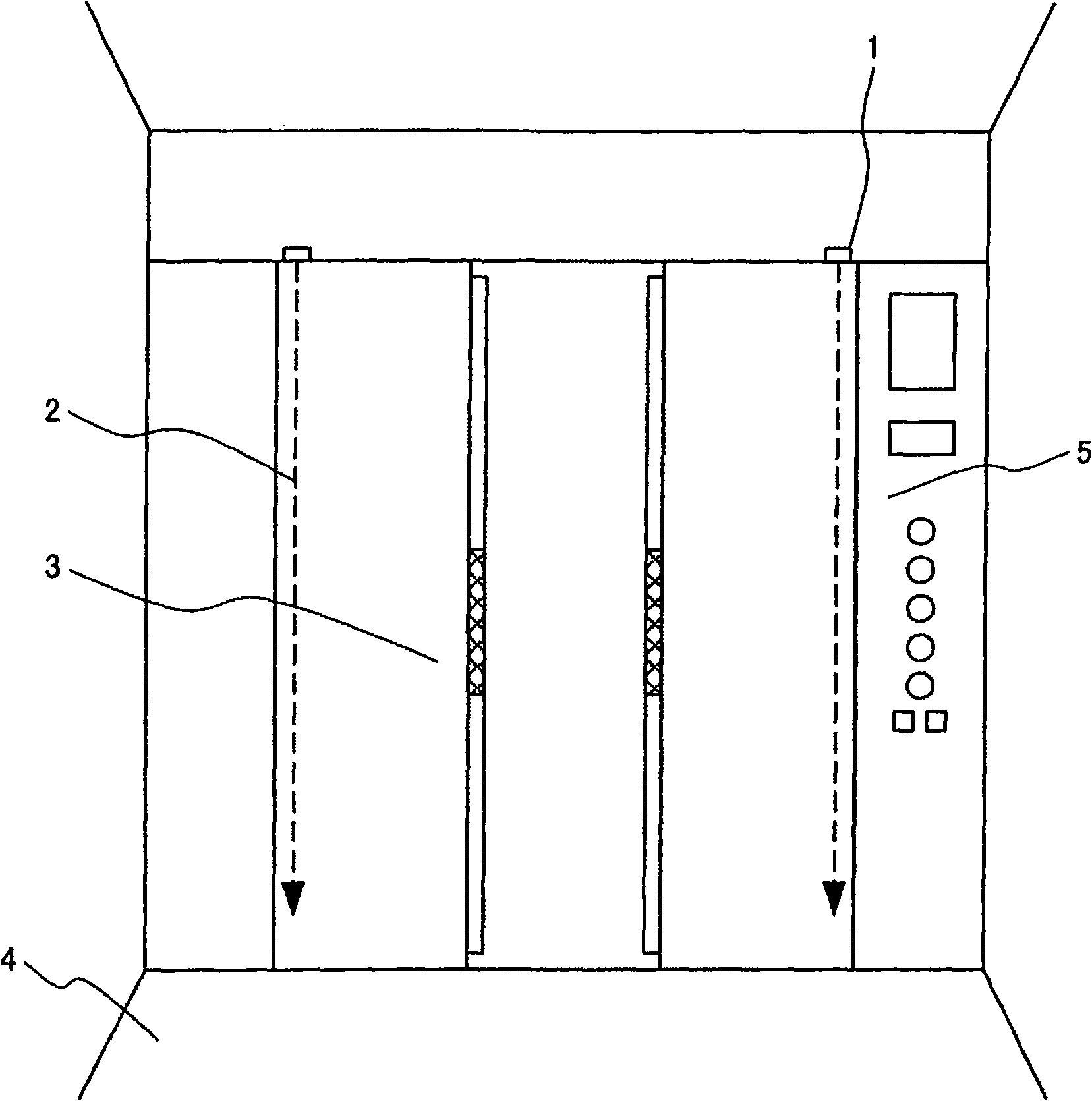 Safety control method and apparatus for elevator door