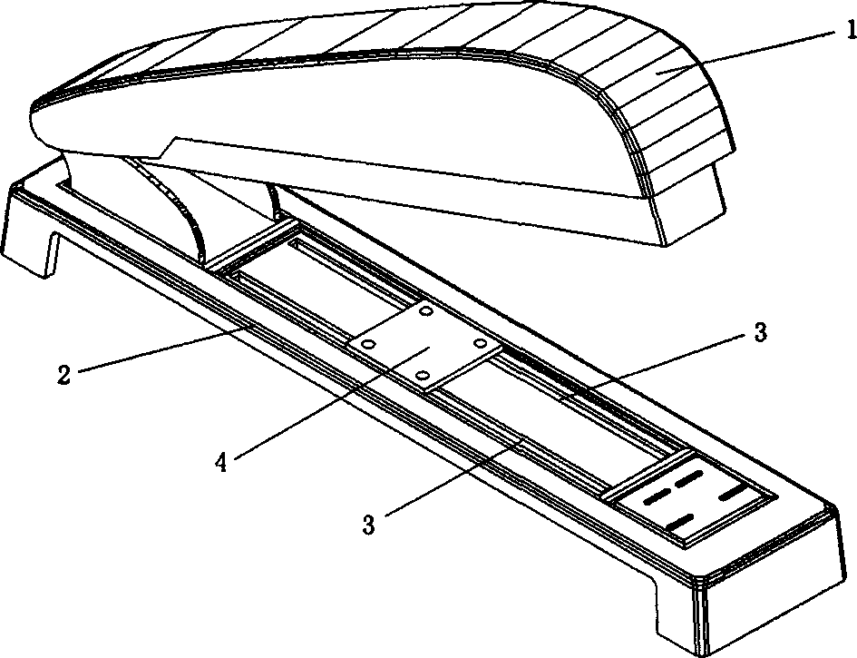 Stapler with bookbinding baffle