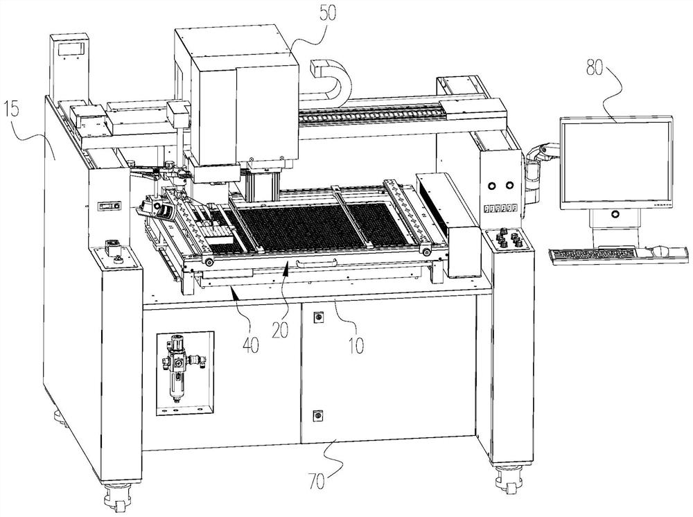 Adsorption type chip transfer device and chip repair device