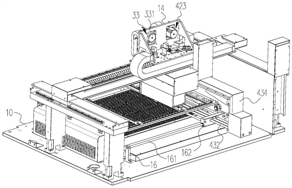 Adsorption type chip transfer device and chip repair device