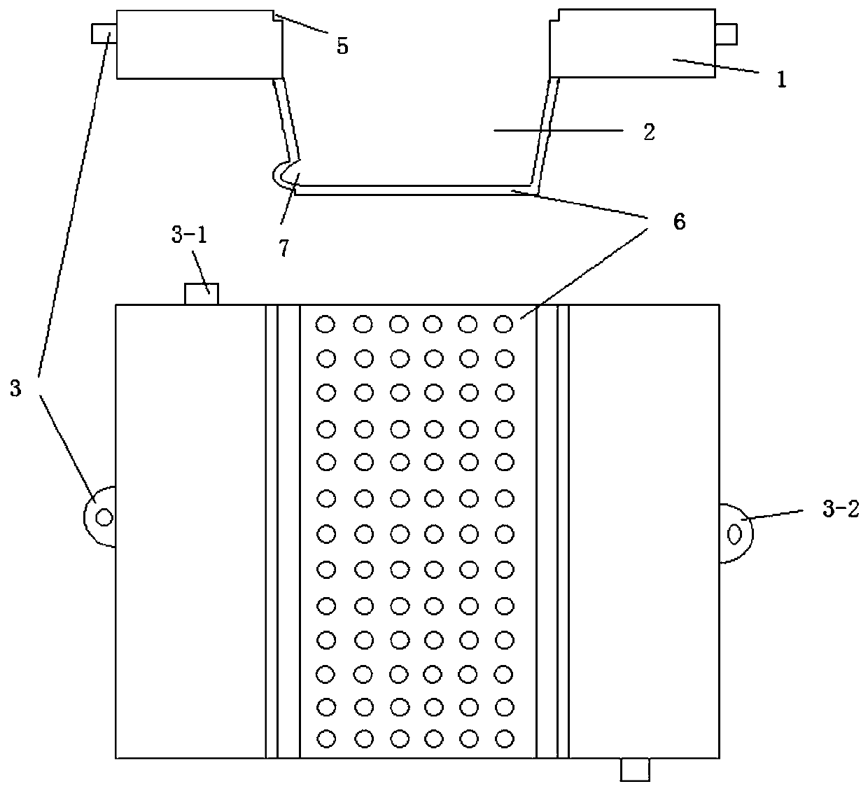 Artificial floating island, and application thereof