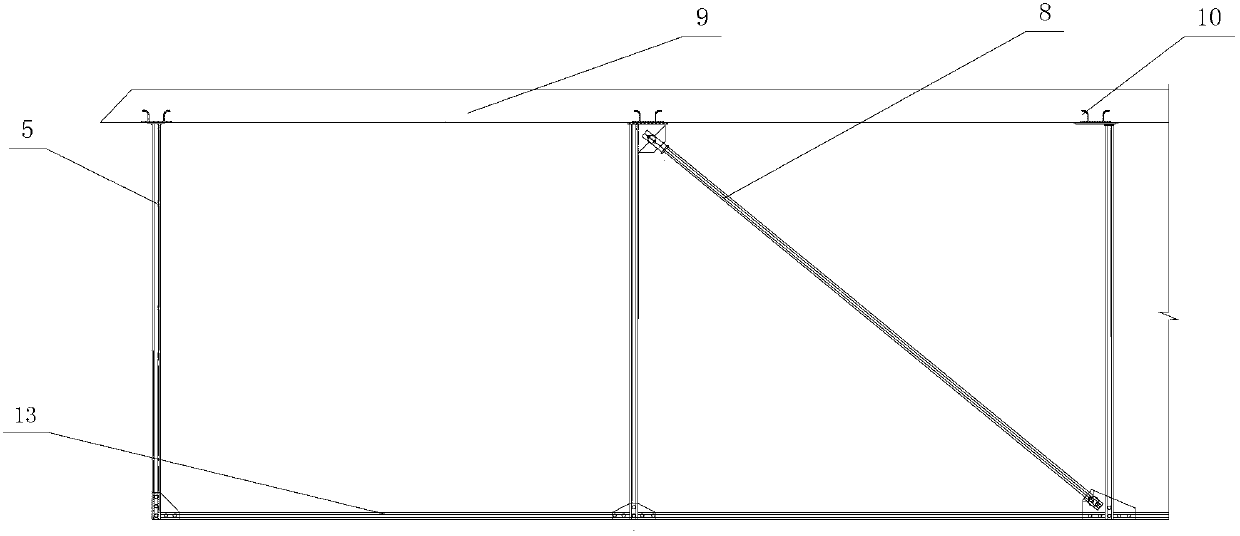 Novel anti-seismic supporting hanger of cable tray