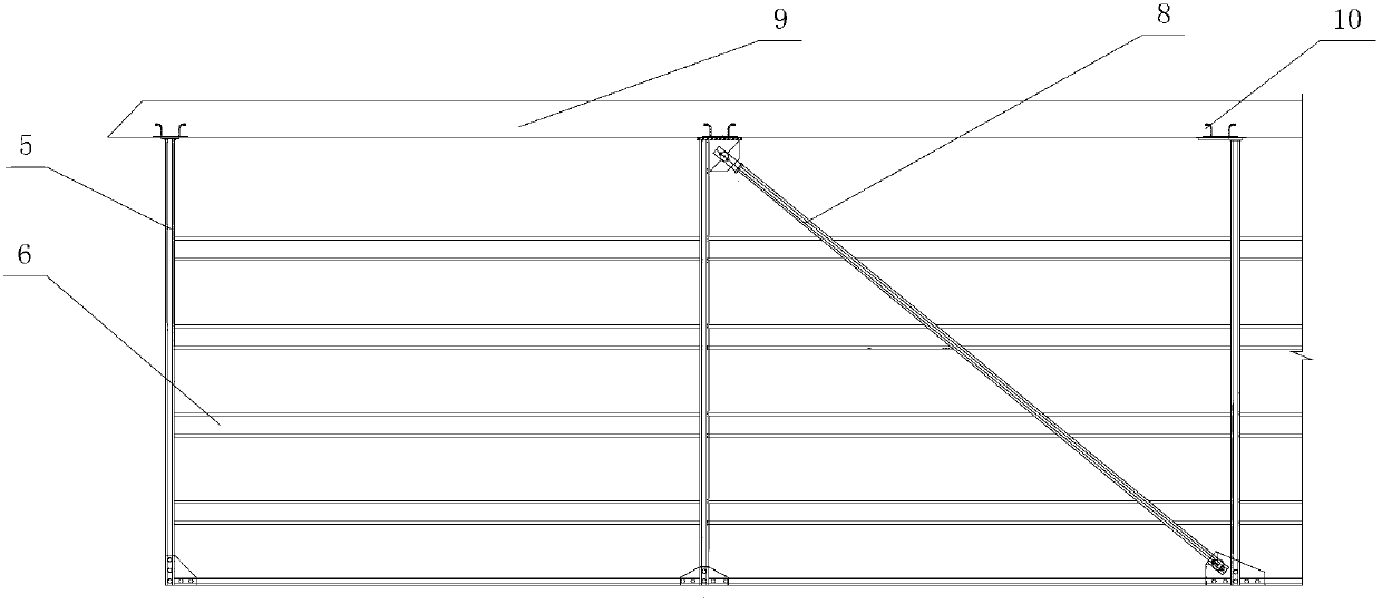 Novel anti-seismic supporting hanger of cable tray