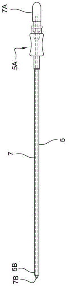 Device used for a gynecological transfer and method for manufacturing such a device