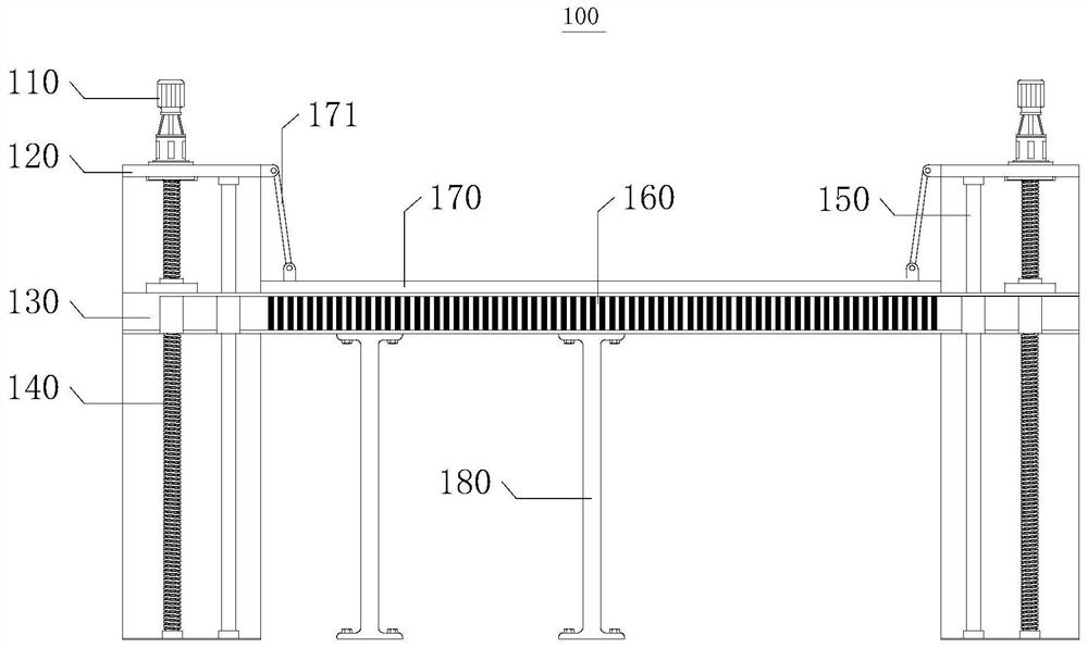 Long-distance building concrete taking device