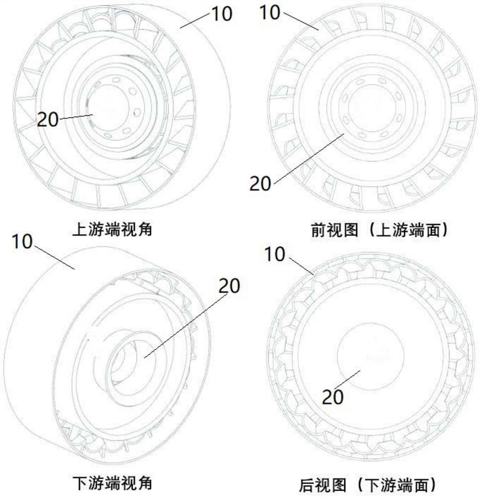 Staged combustion chamber head with entrainment pre-filming plate structure