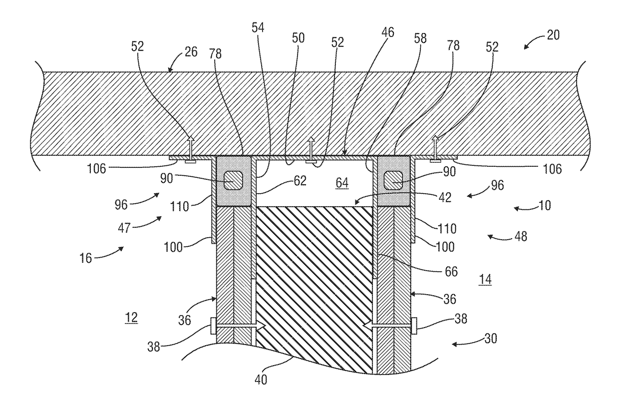 Systems and methods for assisting in reducing the spread of fire, smoke or heat in a building