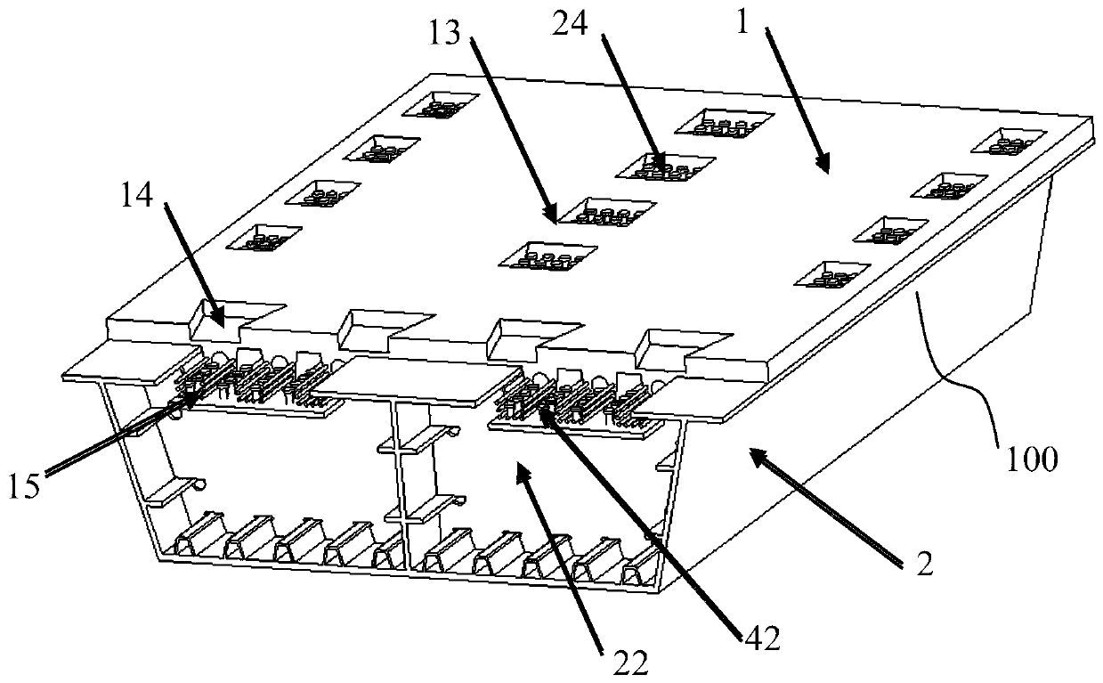 Steel-concrete composite bridge and construction method thereof