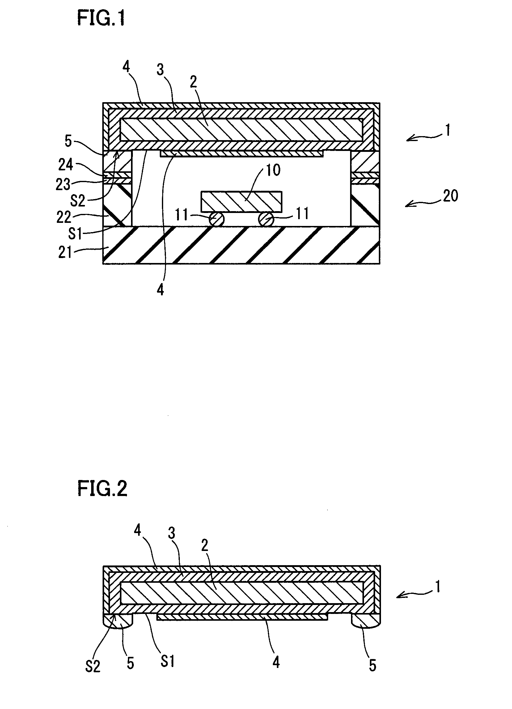 Hermetic sealing cap, electronic component accommodation package, and method for producing hermetic sealing cap