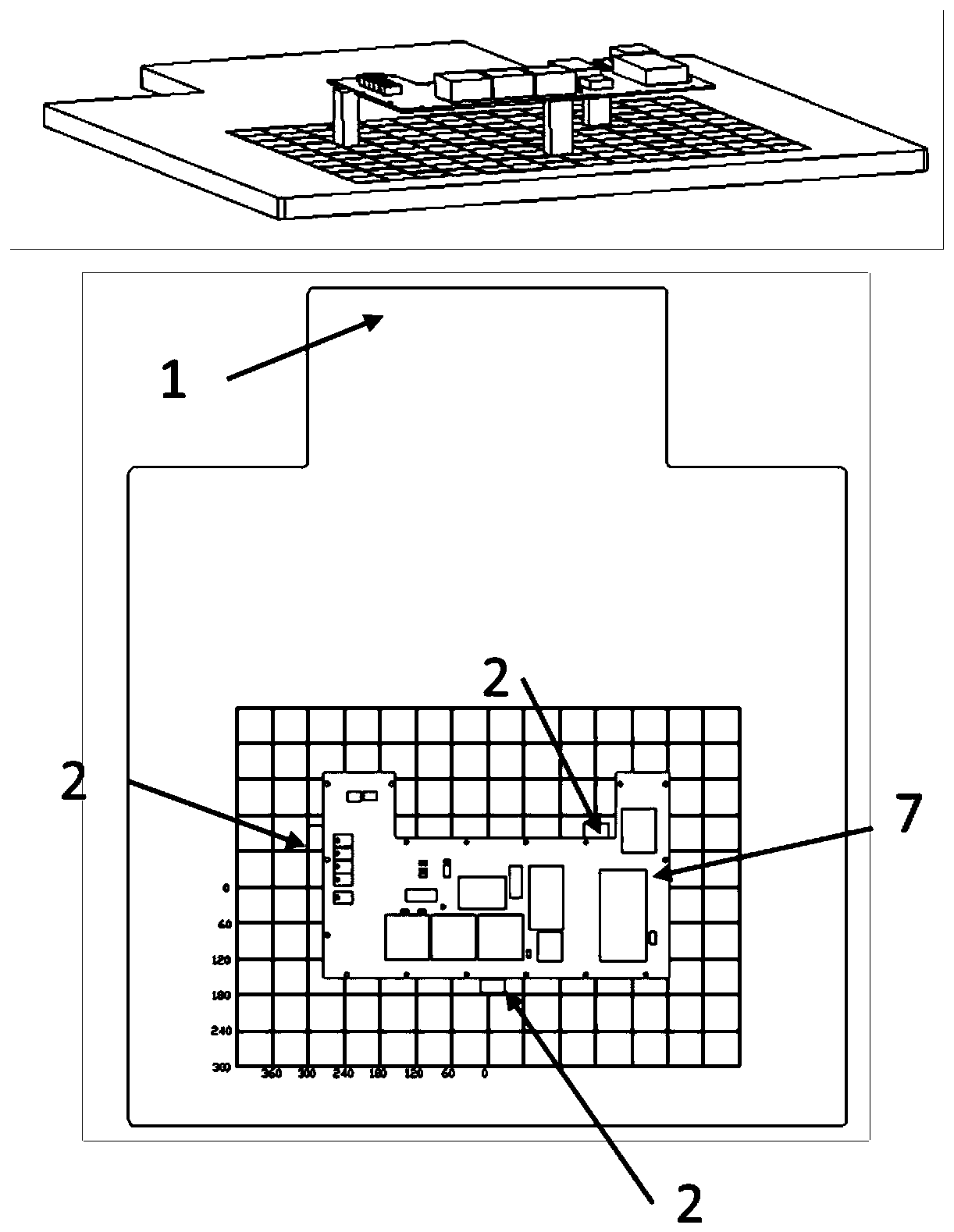 Equipment realizing quick measurement on small assembling clearance