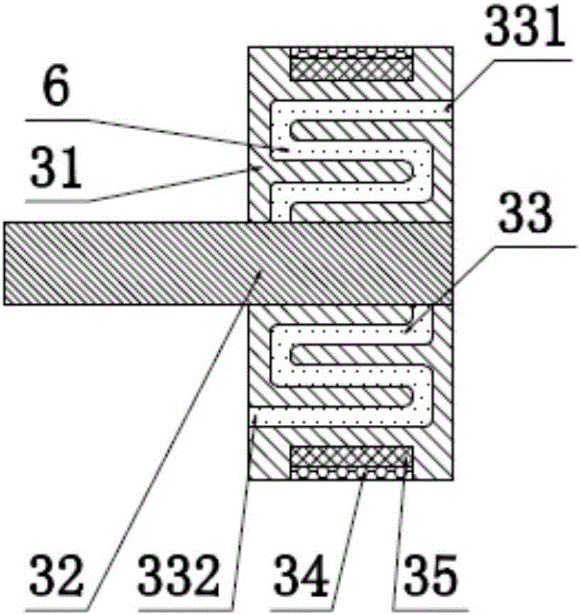 Double-rod multi-stage diffraction active dual-control variable-damping magneto-rheological damper