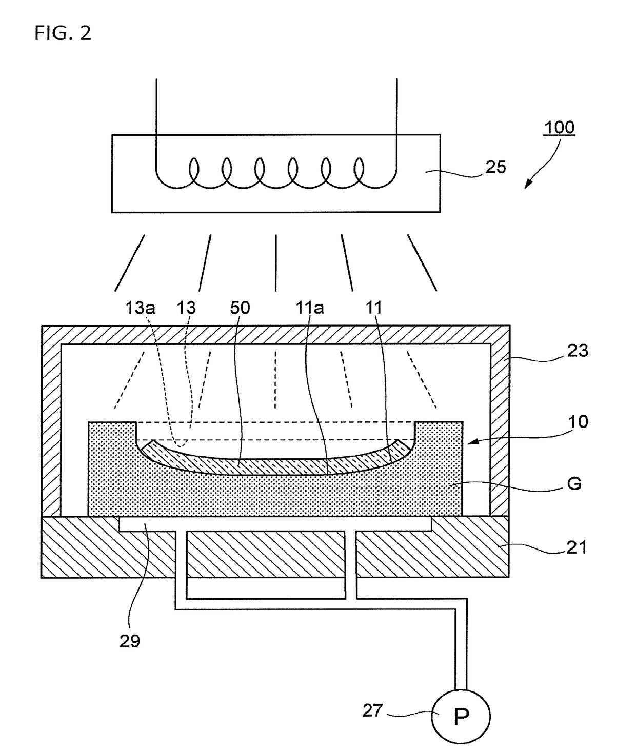 Mold, molding apparatus, and production method of bent glass