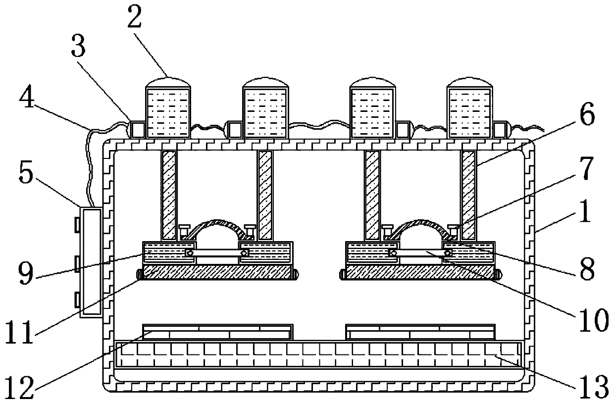 A forging die with the function of disassembly and assembly