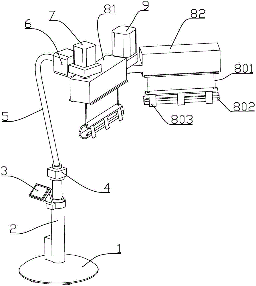 A shoulder joint stand