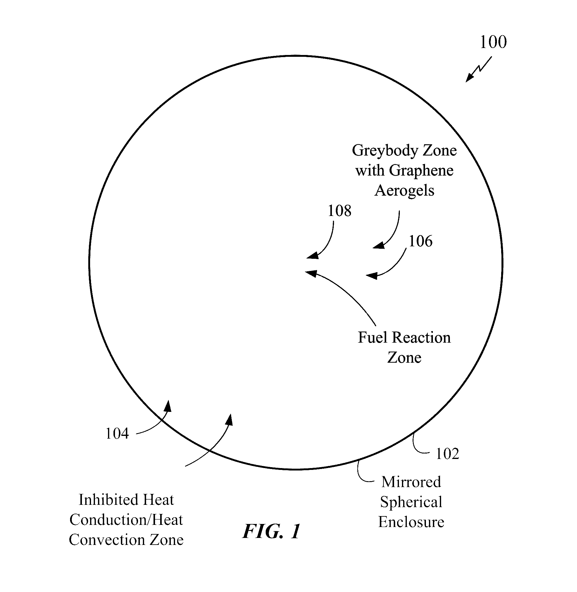 Spherical fusion reactor with aerogel material